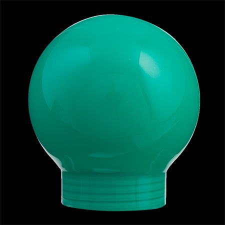 Klot glas grön